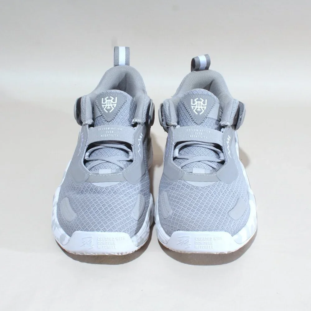 Mens adidas D.O.N. Issue #3 Size 7 Basketball Shoes Gray & White Sneakers